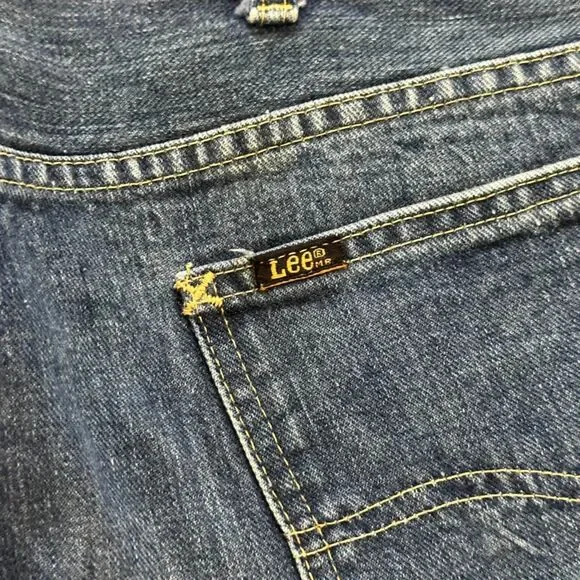 Vintage 70s Lee Denim Jeans Size 36X32